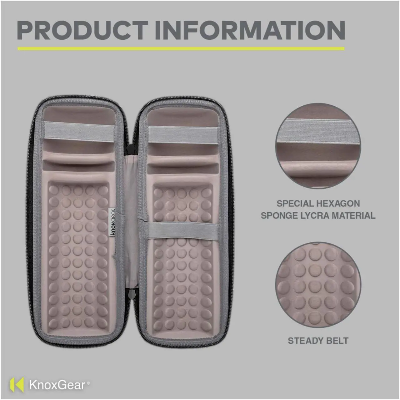 Alt view image 3 of 7 - Knox Gear Hard Case for Ultimate Ears BOOM 3 Portable Bluetooth Speaker