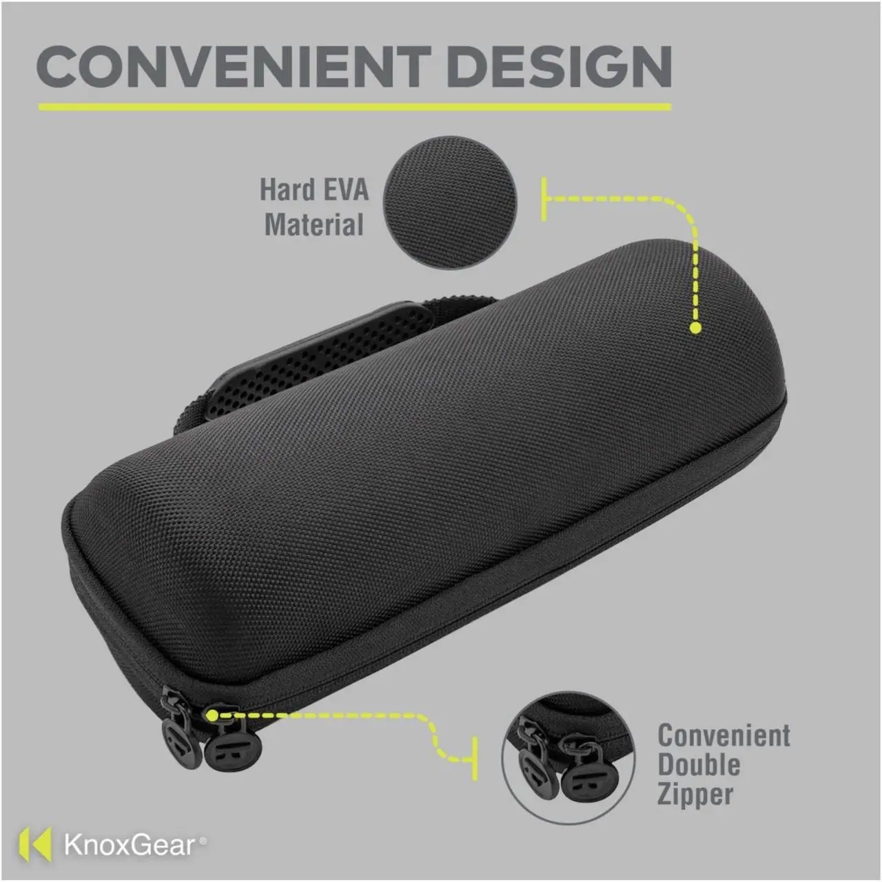 Alt view image 6 of 7 - Knox Gear Hard Case for Ultimate Ears BOOM 3 Portable Bluetooth Speaker