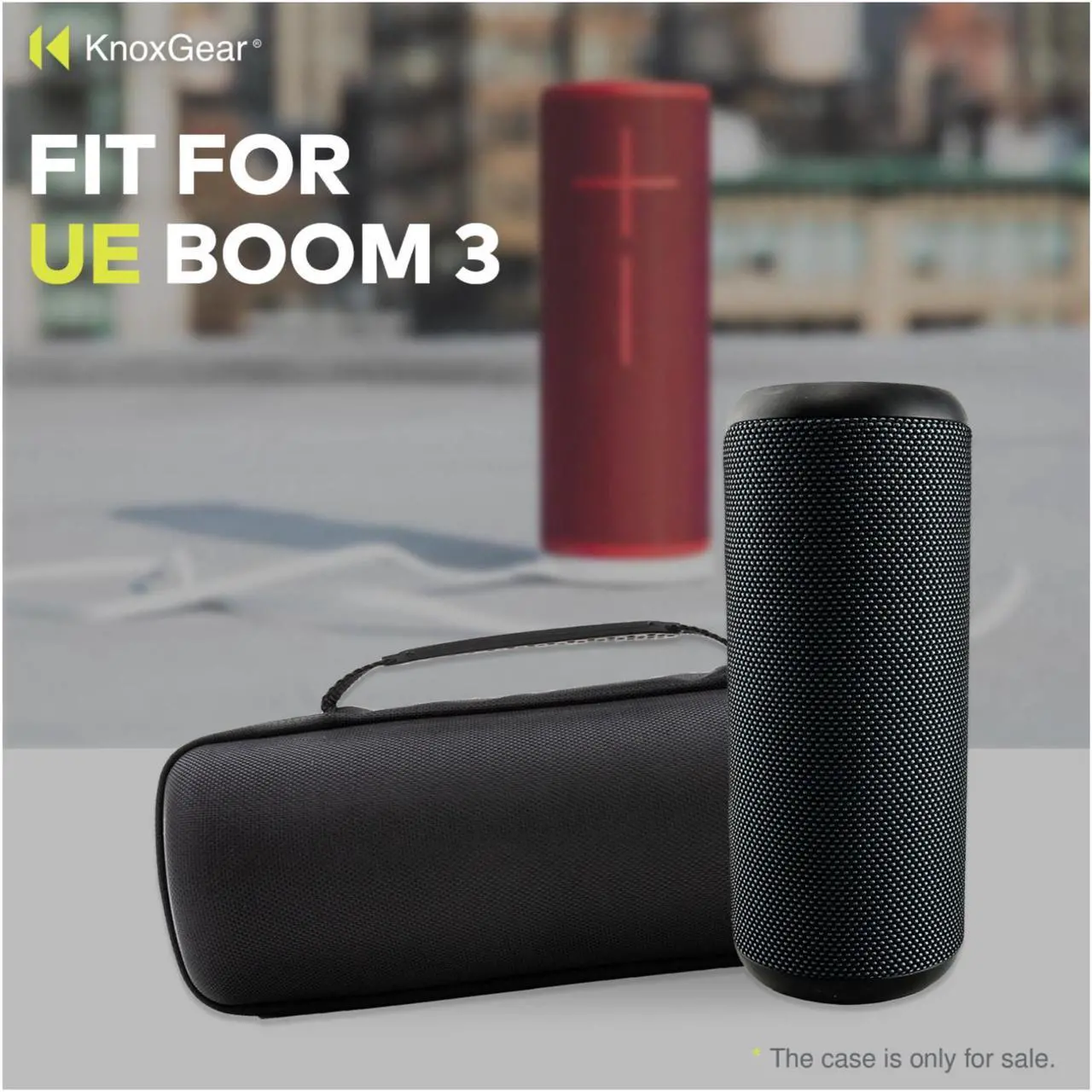Alt view image 7 of 7 - Knox Gear Hard Case for Ultimate Ears BOOM 3 Portable Bluetooth Speaker