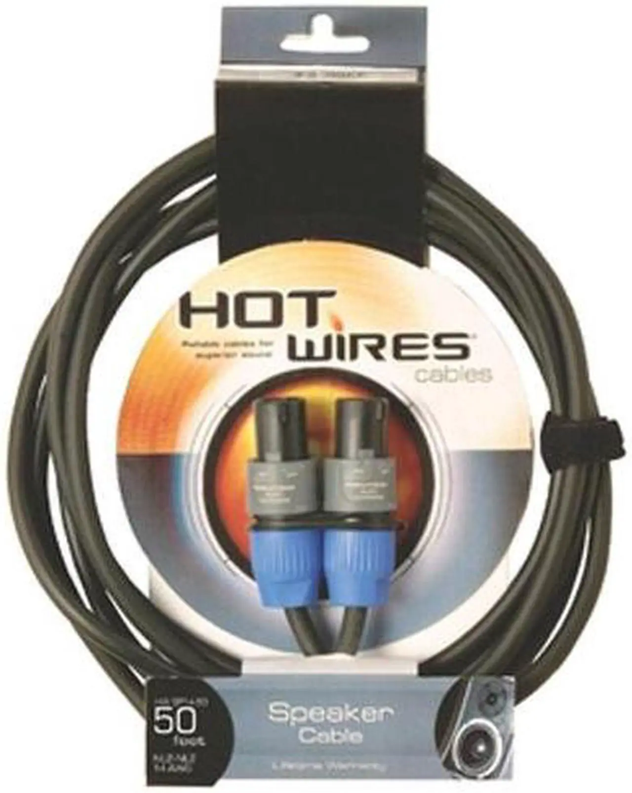 Alt view image 2 of 2 - On Stage Hot Wires Speakon Speaker Cable with Neutrik Connectors (50-Feet)