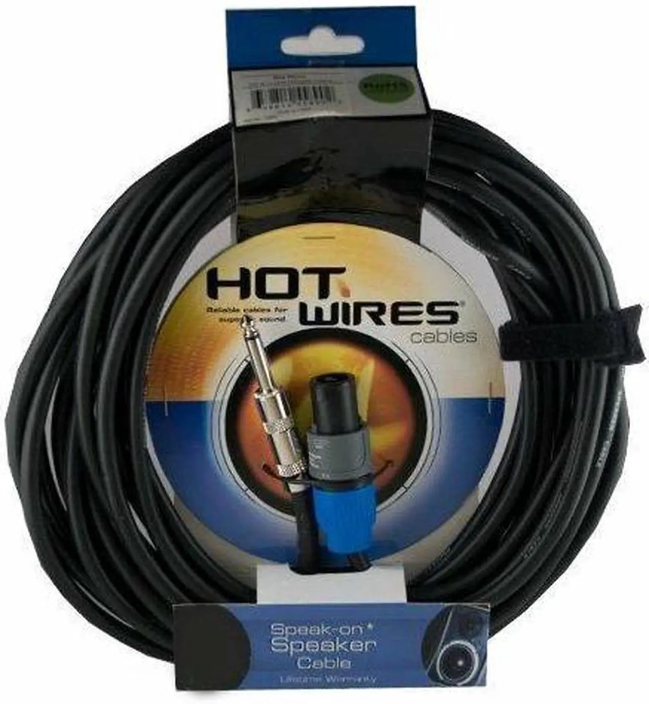 Main image of On Stage Hot Wires Speakon Speaker Cable with Neutrik Connectors (50-Feet)