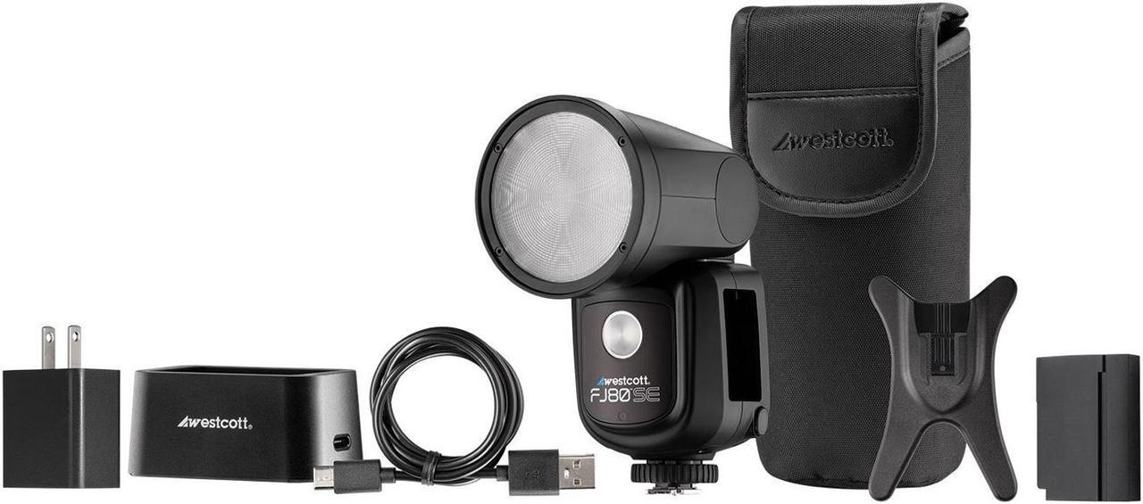 Alt view image 6 of 7 - Westcott FJ80-SE S 80Ws Speedlight for Sony Cameras with Handheld Mount