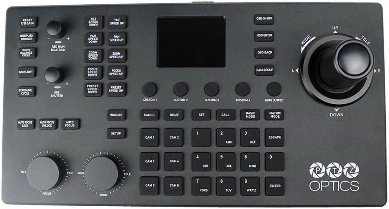 Alt view image 12 of 18 - PTZOptics SuperJoy Joystick Controller for PTZ Cameras