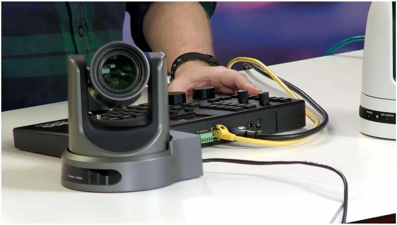 Alt view image 18 of 18 - PTZOptics SuperJoy Joystick Controller for PTZ Cameras