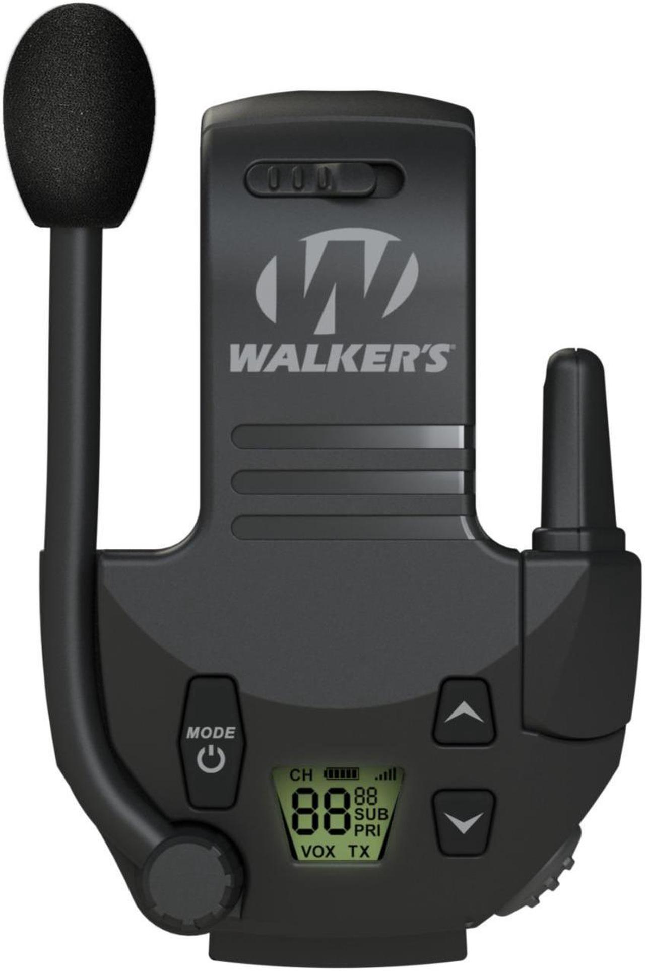 Alt view image 2 of 6 - Walker's Tactical/Hunting Walkie Talkie for Razor Muffs (2-Pack) with Carabiner