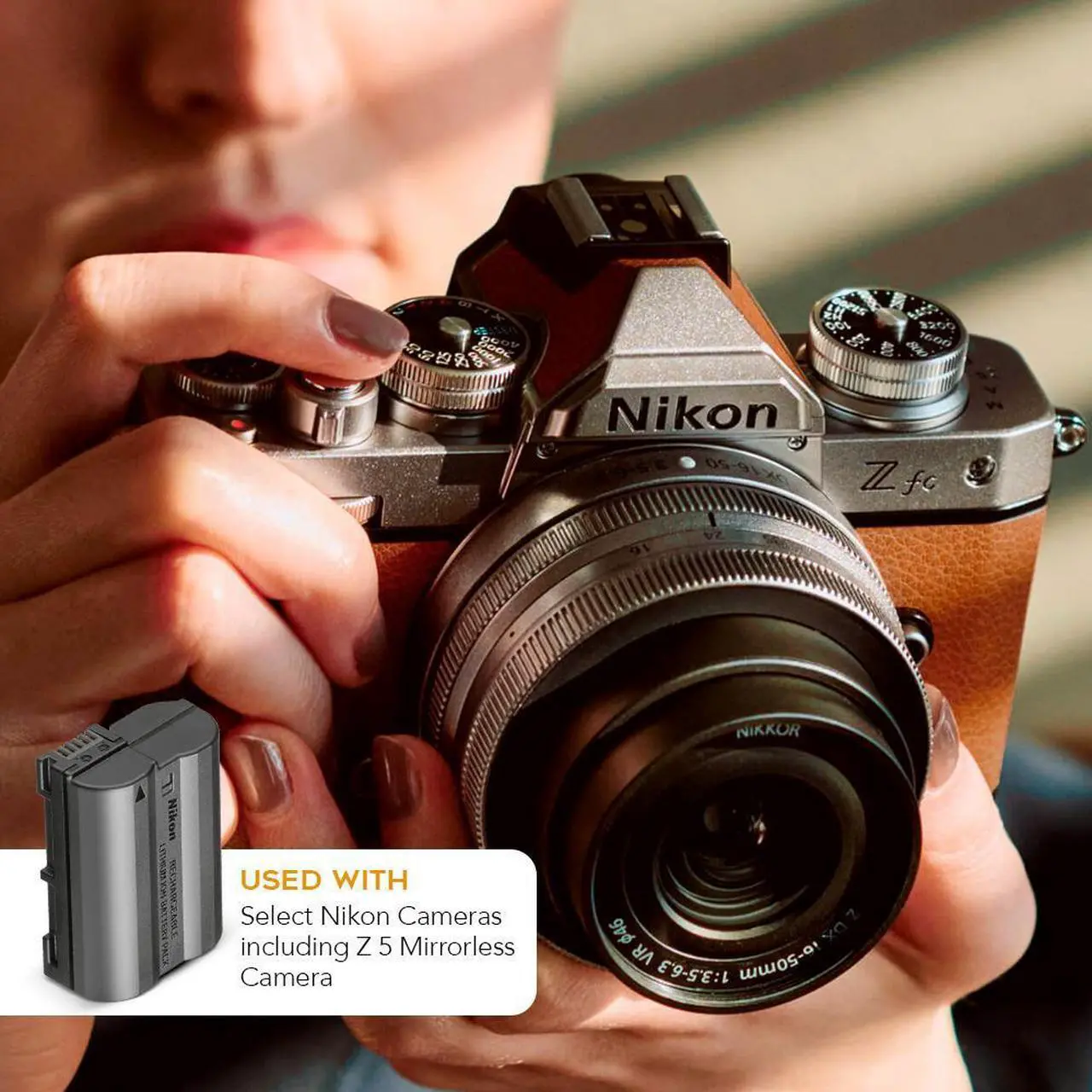 Alt view image 6 of 6 - Nikon EN-EL15c Rechargeable Li-ion Battery (2-pack) with Dual USB-C Charger with LCD Display bundle