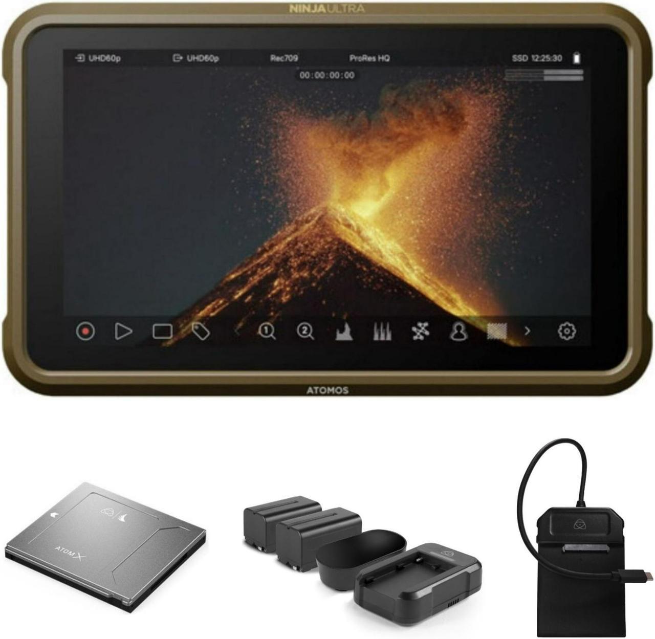 Main image of Atomos Ninja Ultra 5.2-Inch 4K HDMI Recording Monitor with SSD mini (1TB) Bundle