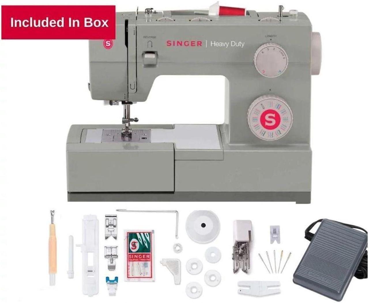 Alt view image 13 of 13 - SINGER Heavy Duty 4452 Sewing Machine with Accessories