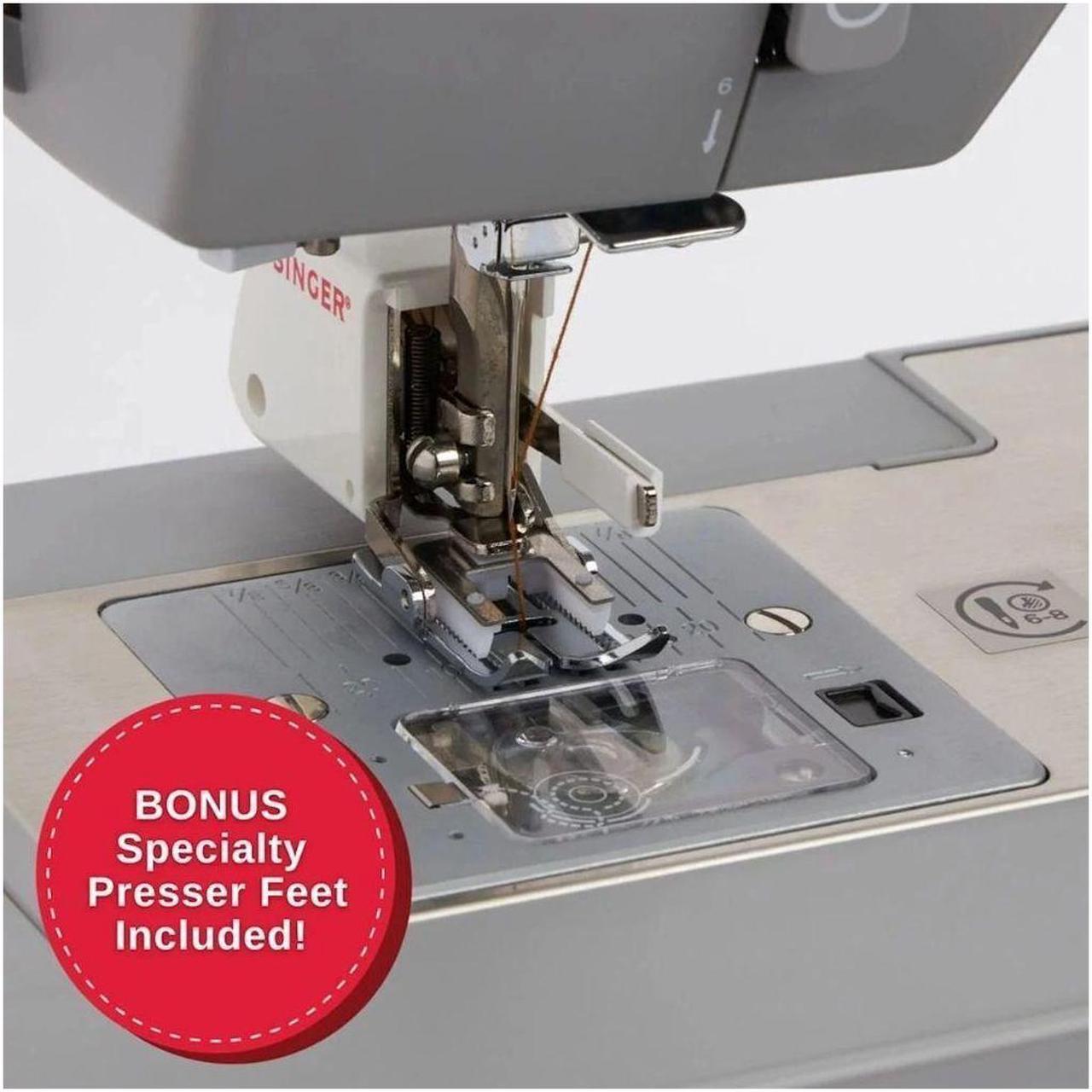 Alt view image 10 of 13 - SINGER Heavy Duty 4452 Sewing Machine with Accessories