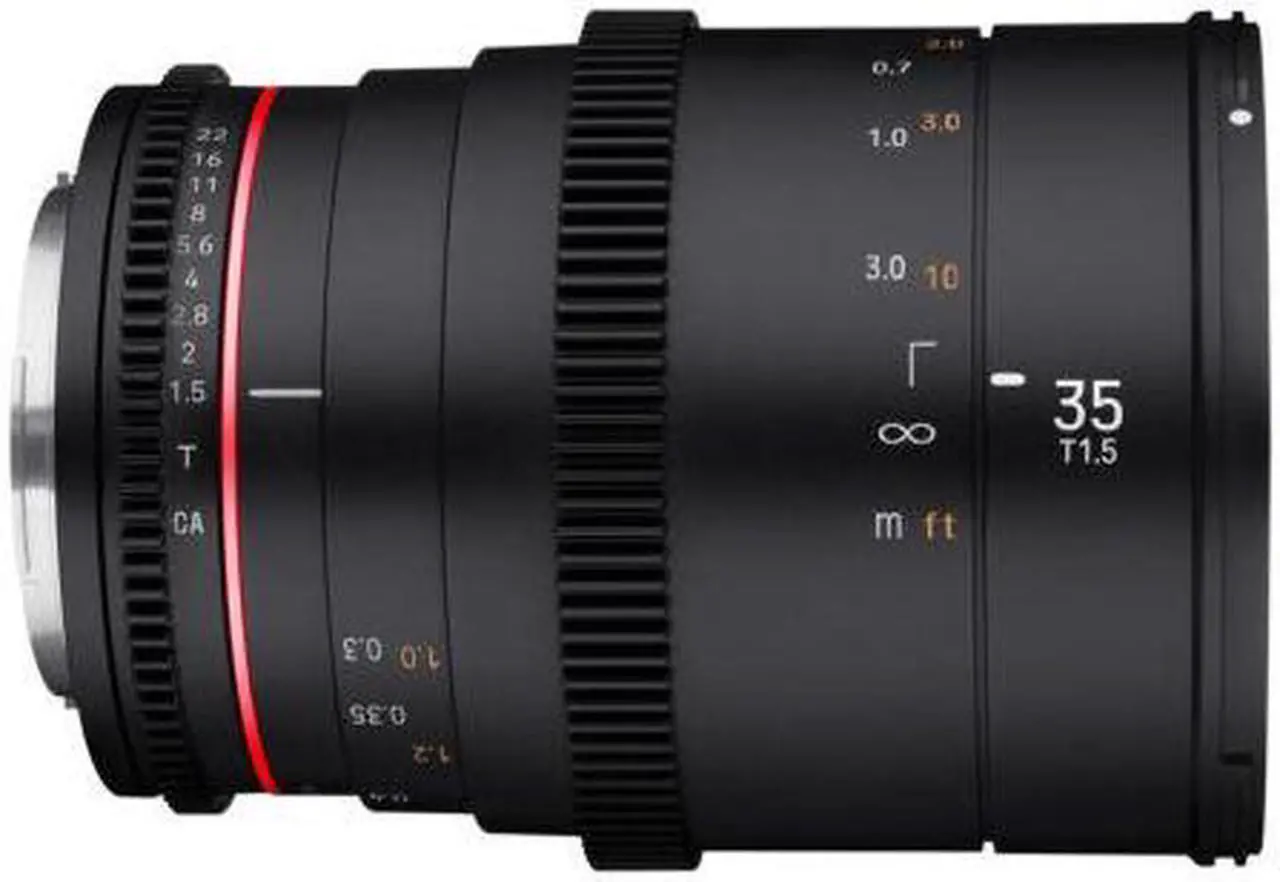 Alt view image 3 of 6 - Rokinon 35mm T1.5 Cine DSX High Speed Wide Angle Cine Lens for Sony E
