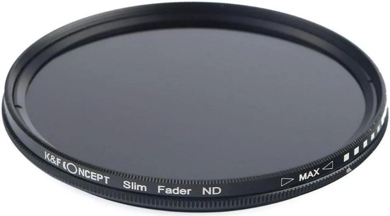Alt view image 8 of 14 - K&F Concept ND Filter Variable ND2-400 ND Neutral Density Fader Adjustable ND2 ND4 ND8 ND16 ND32 to ND400 Lens Filter for Camera Lenses (77MM)