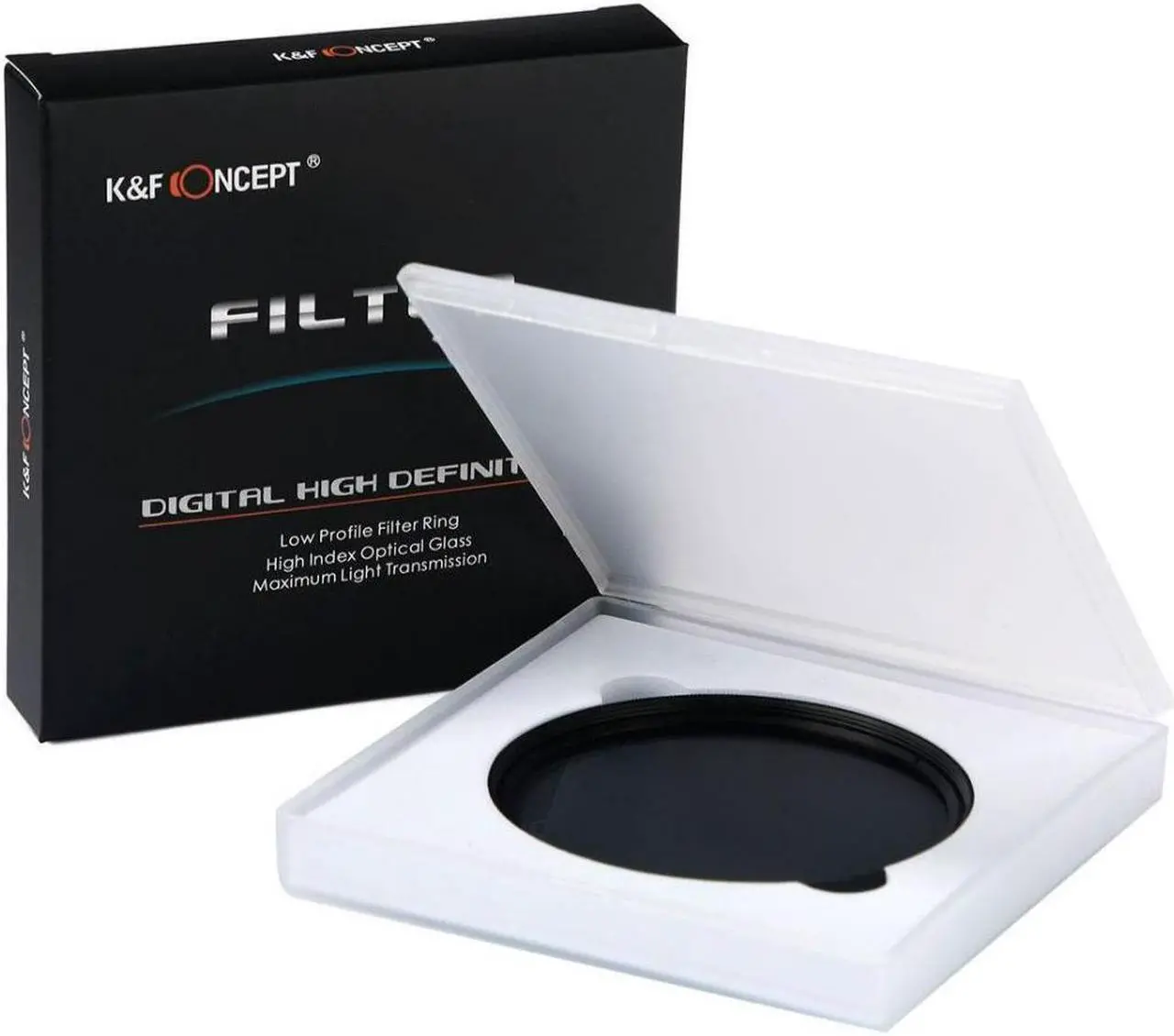 Alt view image 12 of 14 - K&F Concept ND Filter Variable ND2-400 ND Neutral Density Fader Adjustable ND2 ND4 ND8 ND16 ND32 to ND400 Lens Filter for Camera Lenses (77MM)