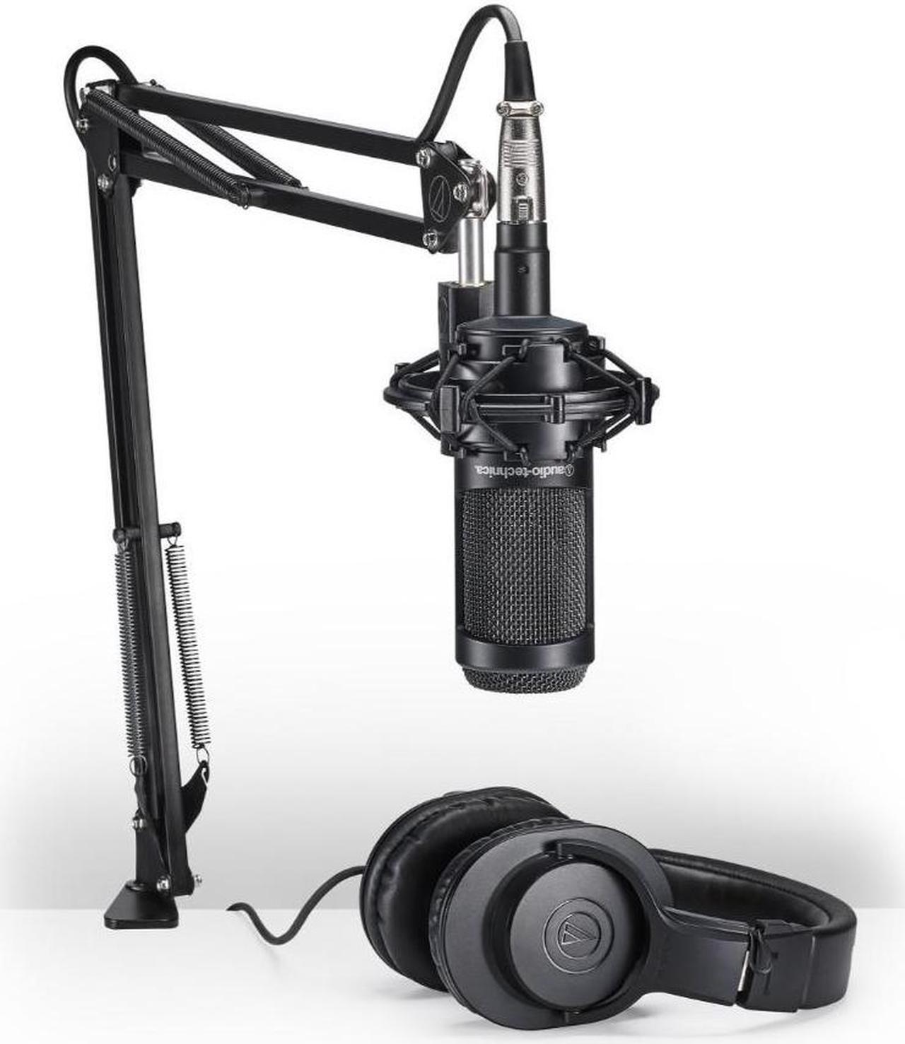 Alt view image 18 of 20 - Audio-Technica AT2035 Studio Microphone Pack with ATH-M20x, Boom & XLR Cable