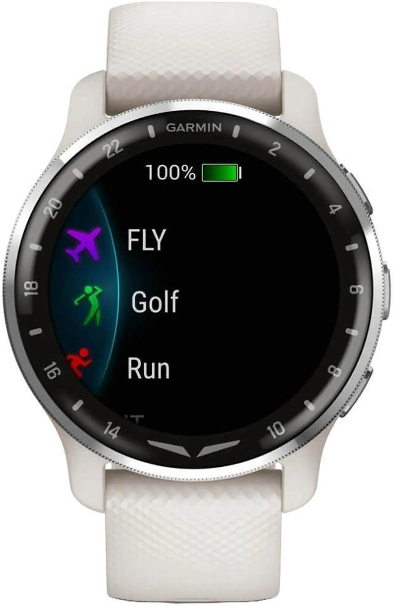 Alt view image 3 of 10 - Garmin D2 Air X10 Touchscreen Aviator Smartwatch with GPS -Silver /Ivory)
