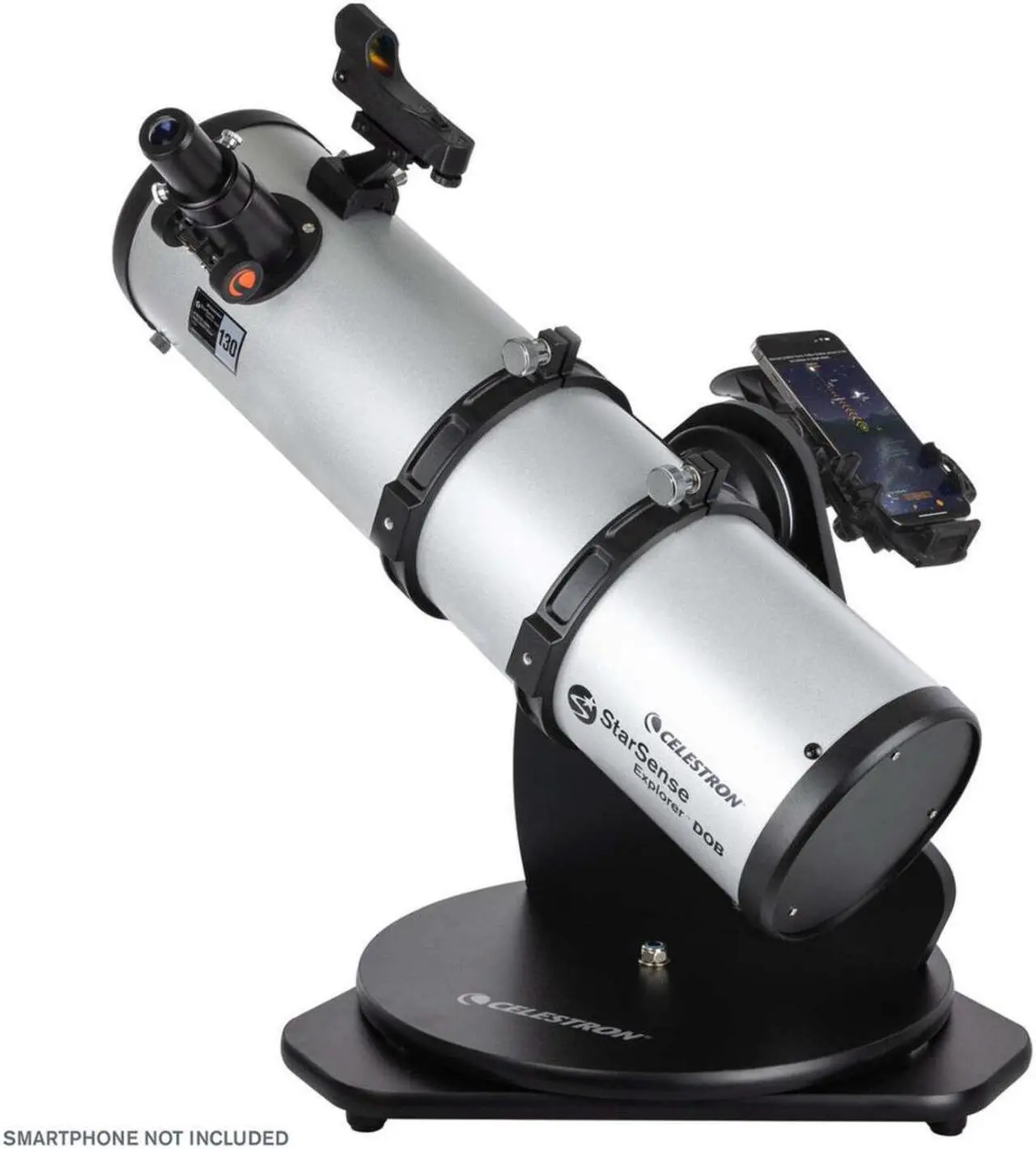 Alt view image 4 of 14 - Celestron Starsense Explorer 130mm Tabletop Dobsonian Telescope