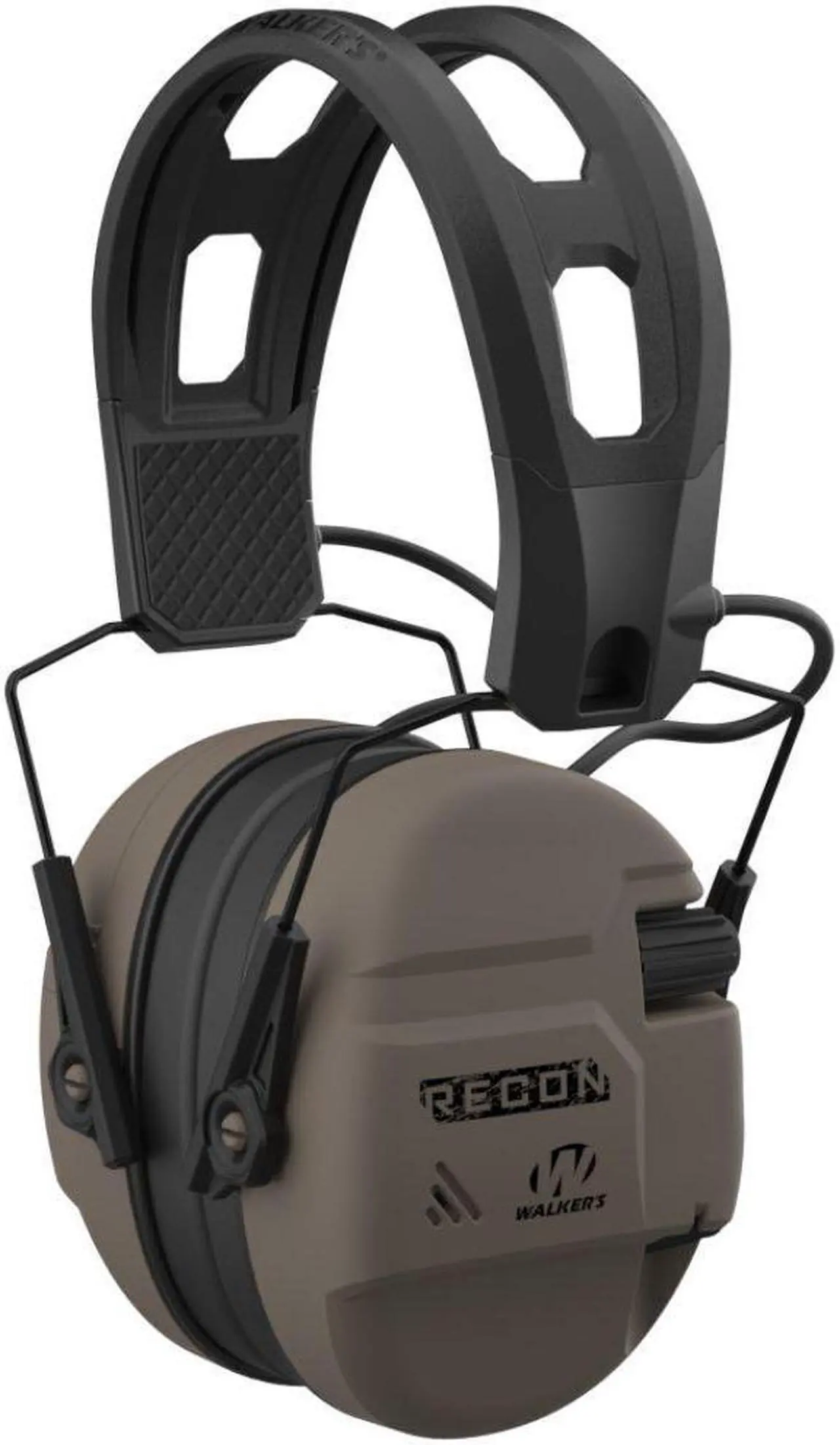 Main image of Walkers RECON Digital Electronic Flat Dark Earth Muff with SAC Technology