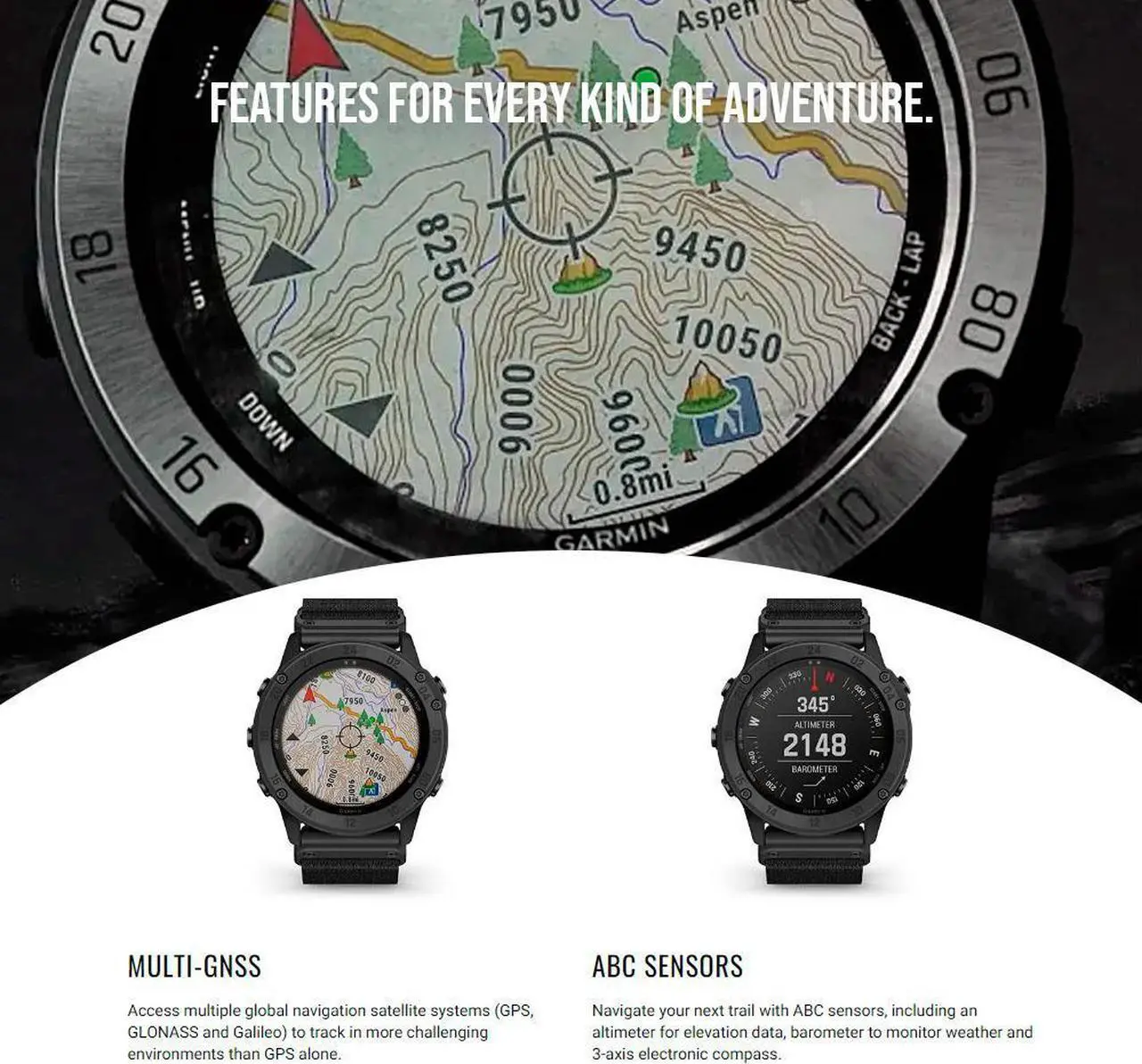 Alt view image 4 of 7 - Garmin tactix Delta Solar Edition GPS Smartwatch with Nylon Band