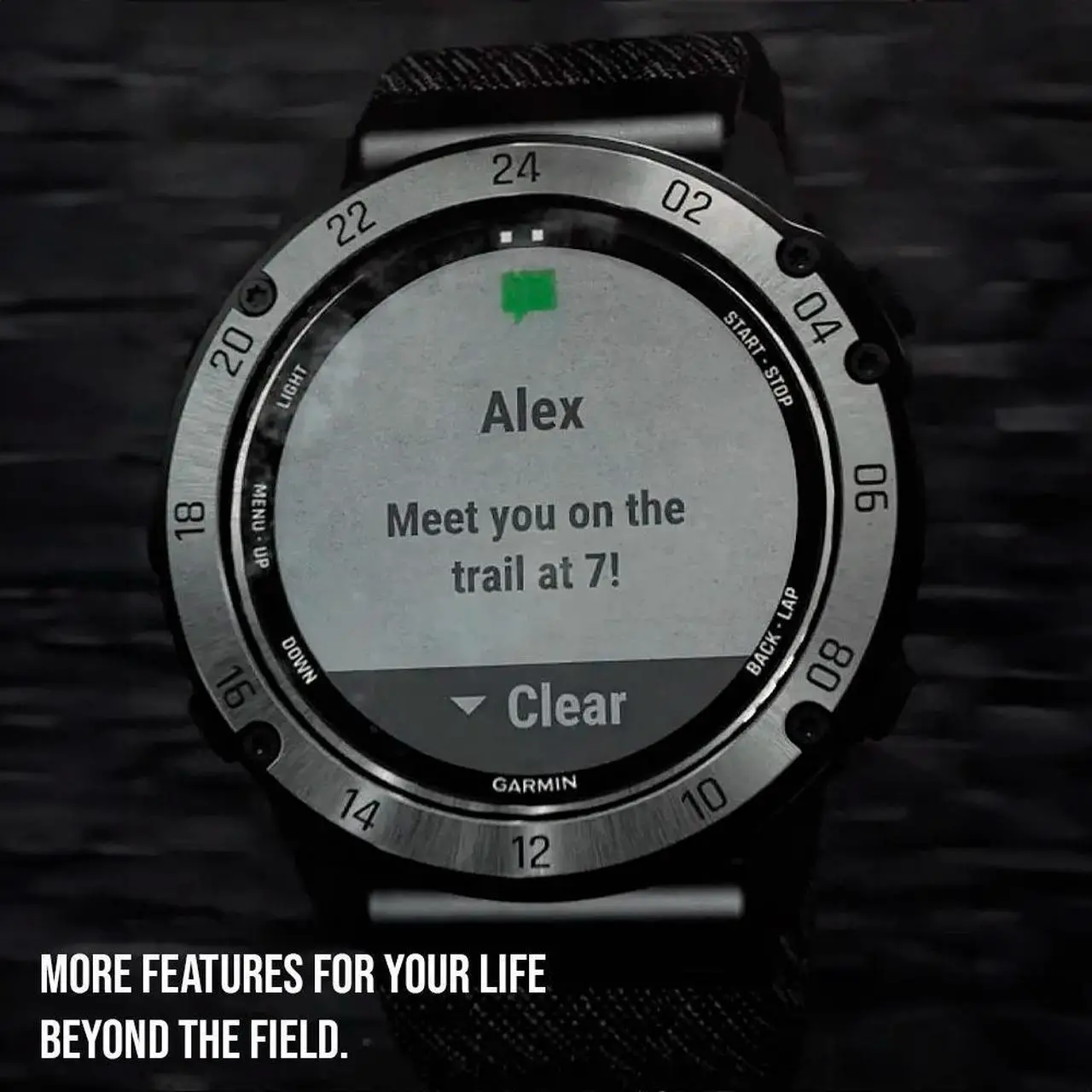 Alt view image 5 of 7 - Garmin tactix Delta Solar Edition GPS Smartwatch with Nylon Band
