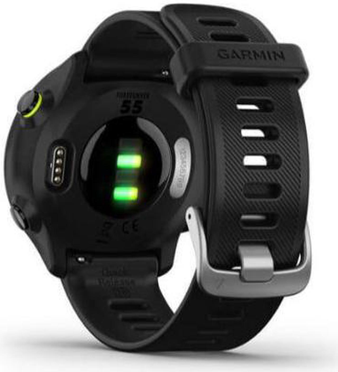 Alt view image 2 of 7 - Garmin Forerunner 55 GPS Running Smartwatch (Black)