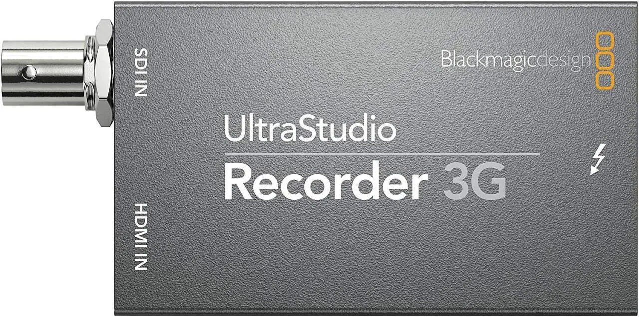 Alt view image 2 of 8 - Blackmagic Design UltraStudio Recorder 3G Capture Device with Accessory Bundle
