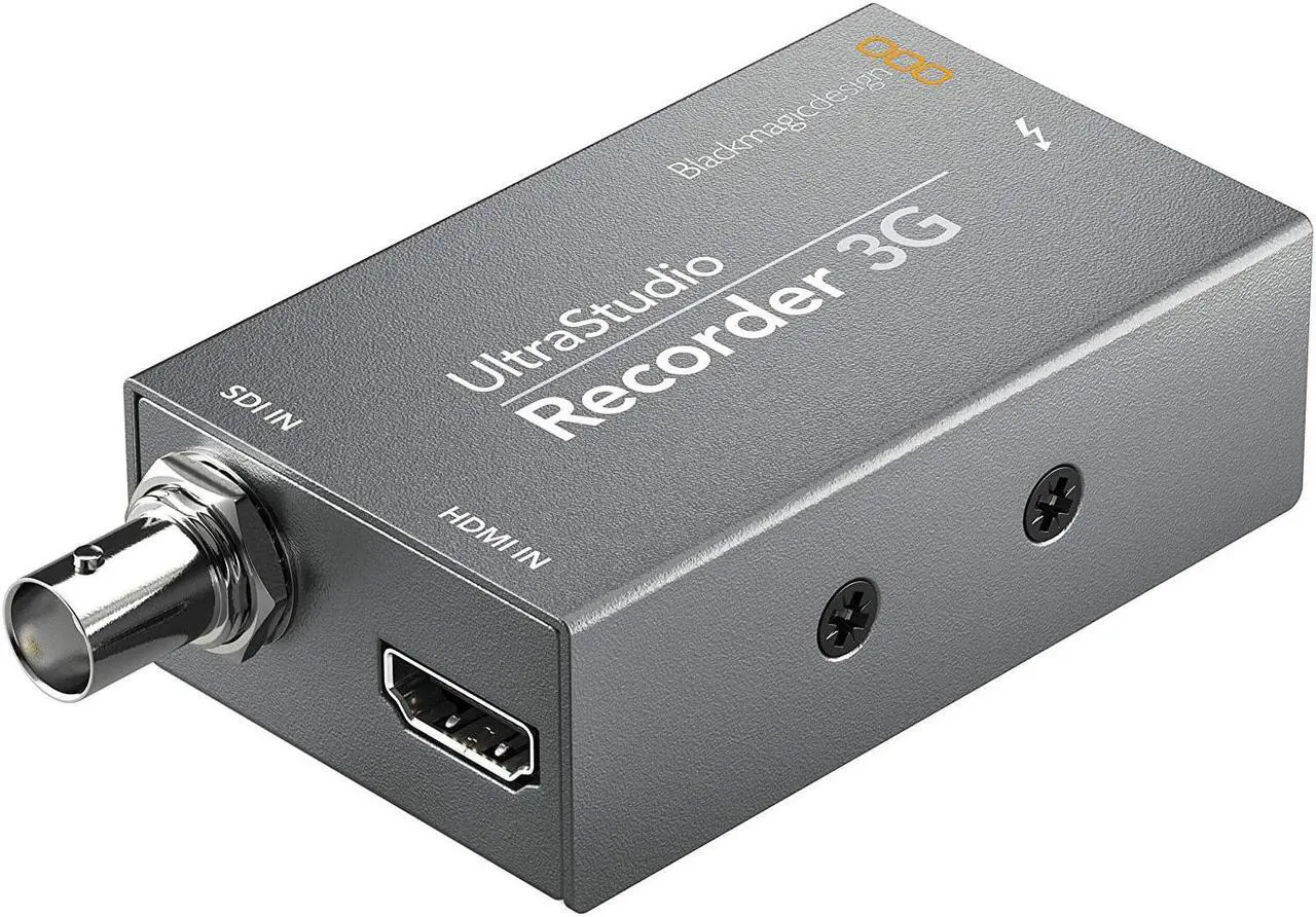 Alt view image 5 of 8 - Blackmagic Design UltraStudio Recorder 3G Capture Device with Accessory Bundle