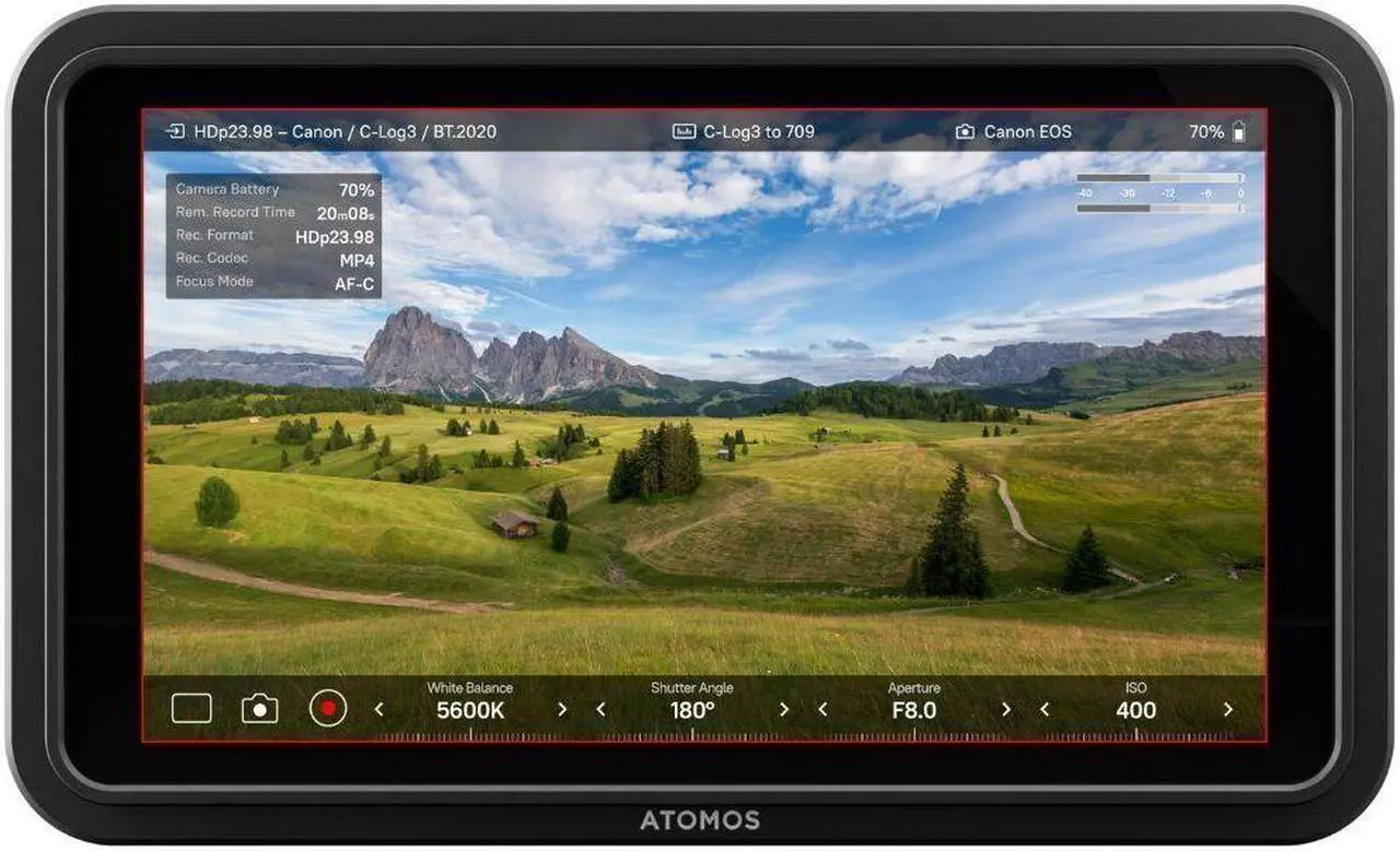 Alt view image 4 of 15 - Atomos Shinobi II 5.2" HDMI HDR Monitor - ATOMSHB003
