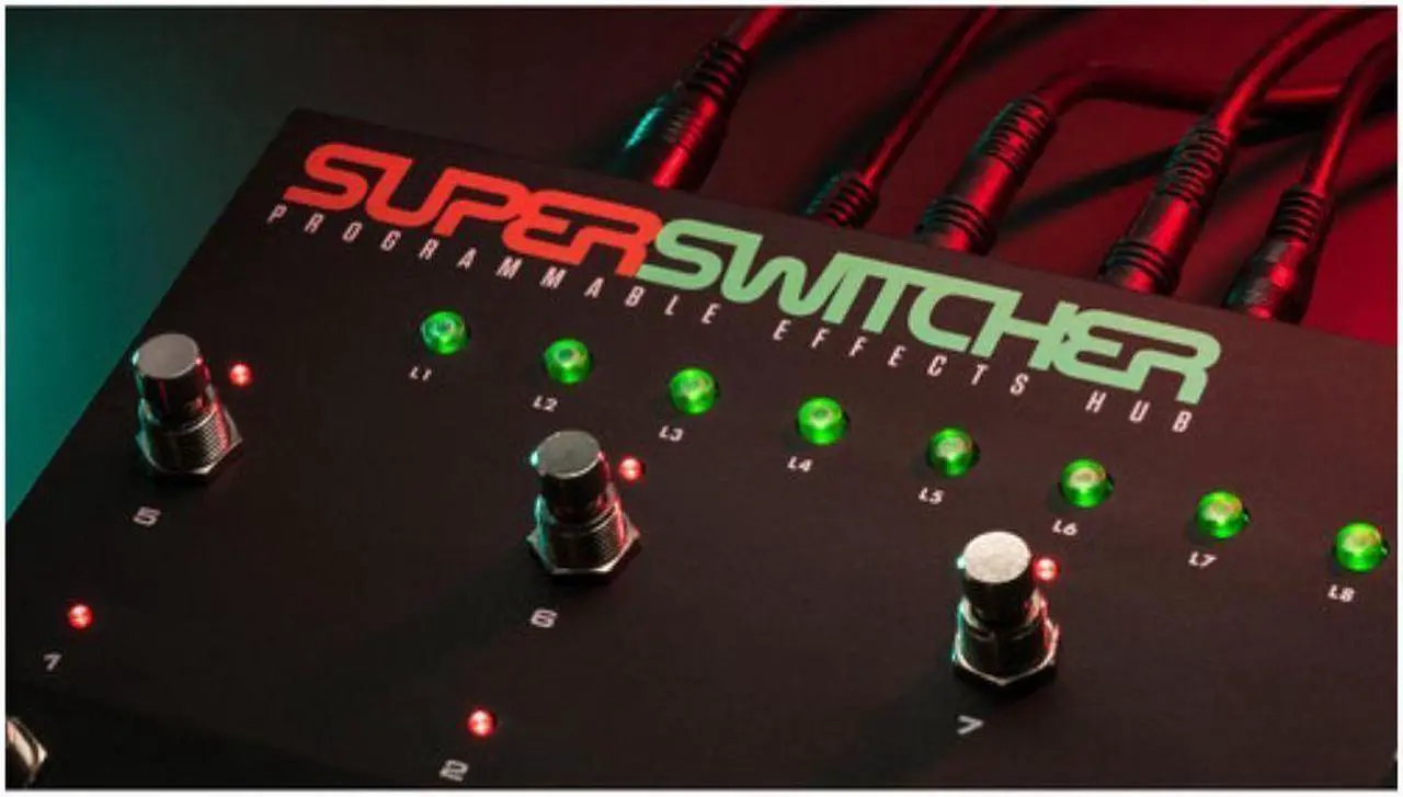 Alt view image 18 of 18 - Electro-Harmonix Super Switcher Programmable Guitar Effects Hub Pedal