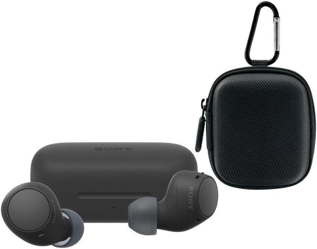 Main image of Sony WF C510 Truly Wireless Black Earbuds with Earphone Storage Case Bundle
