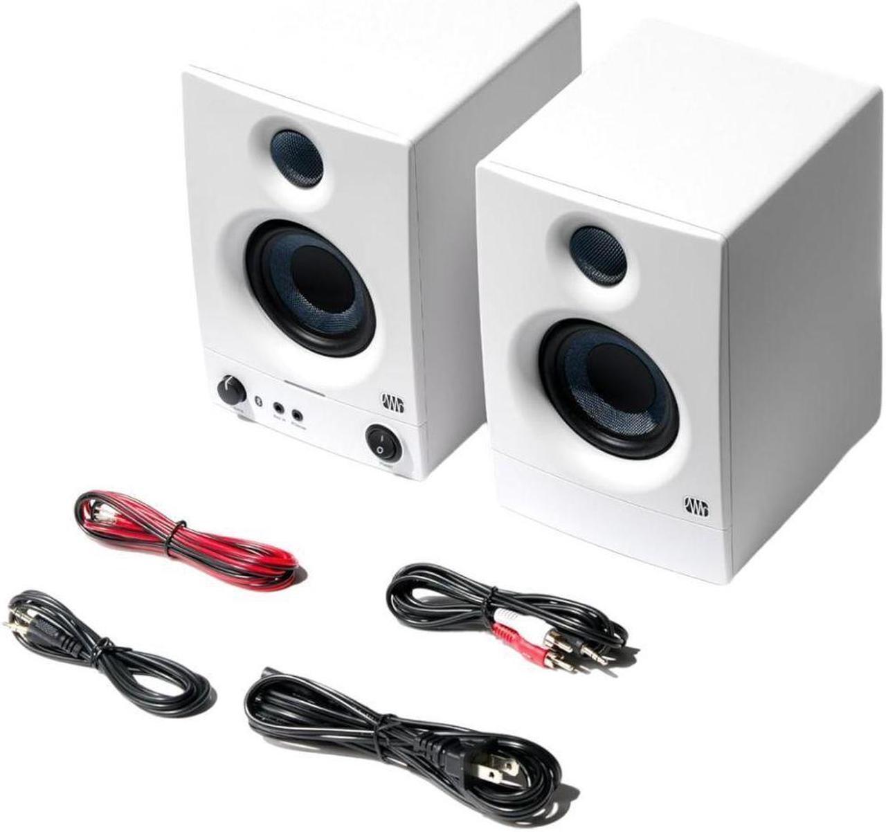 Alt view image 4 of 6 - PreSonus Eris 3.5BT 3.5 Inch Active Media Reference Monitors White Pair