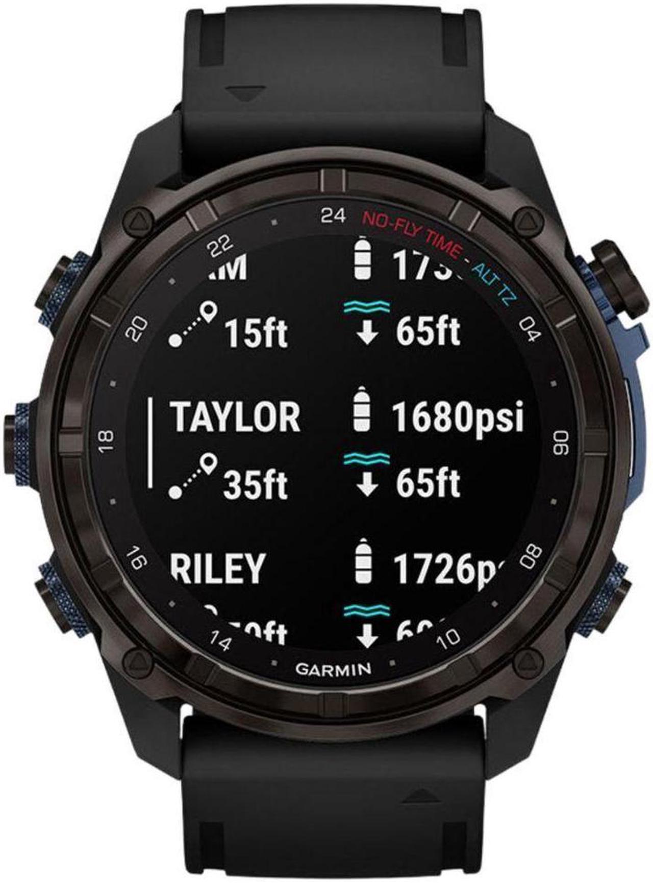 Alt view image 14 of 17 - Garmin Descent Mk3i, Dive Computer and Multisport GPS Smartwatch, Air Integration, Black