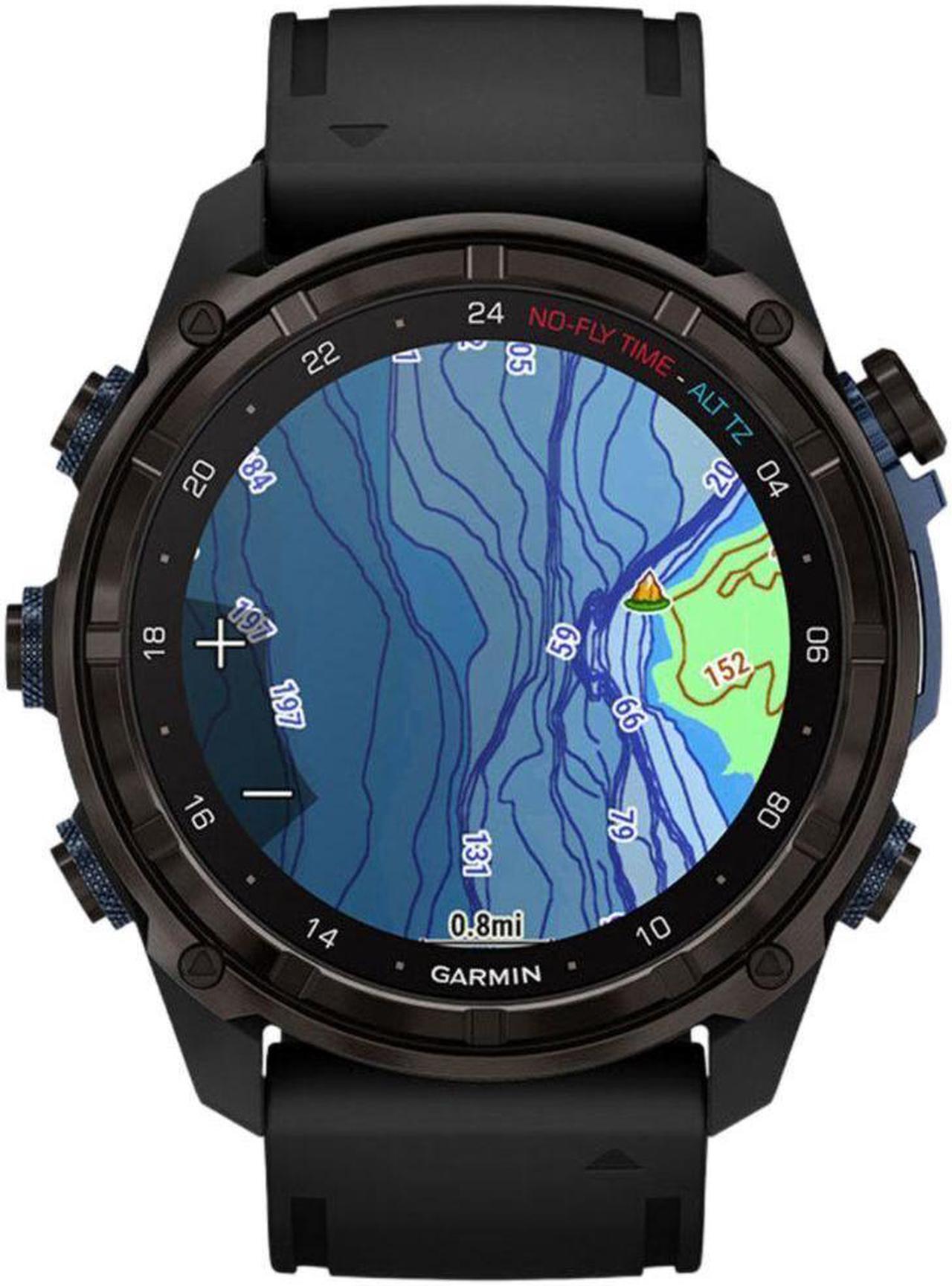 Alt view image 17 of 17 - Garmin Descent Mk3i, Dive Computer and Multisport GPS Smartwatch, Air Integration, Black