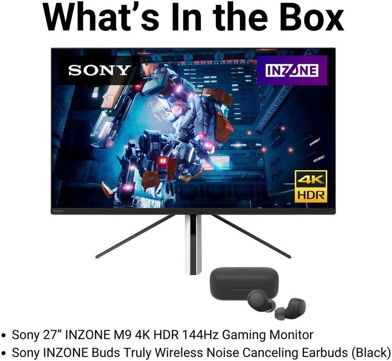 Alt view image 6 of 6 - Sony SDM U27M90 27 Inch INZONE M9 4K HDR 144Hz Gaming Monitor Bundle