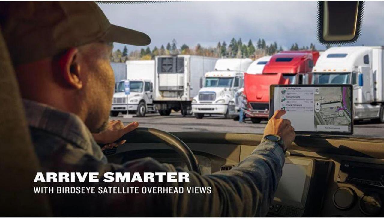 Alt view image 7 of 12 - Garmin dzl OTR720, Large High-Res 7 GPS Truck Navigator, Custom Truck Routing, Satellite Imagery, Wind Speed, Community-Shared Loading Docks, Truck Entrances & Parking Availability