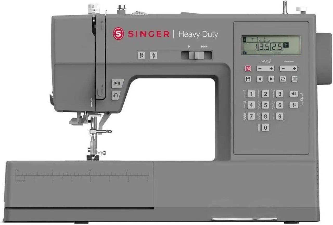Alt view image 6 of 12 - Singer HD6700C Heavy Duty Sewing Machine - Gray