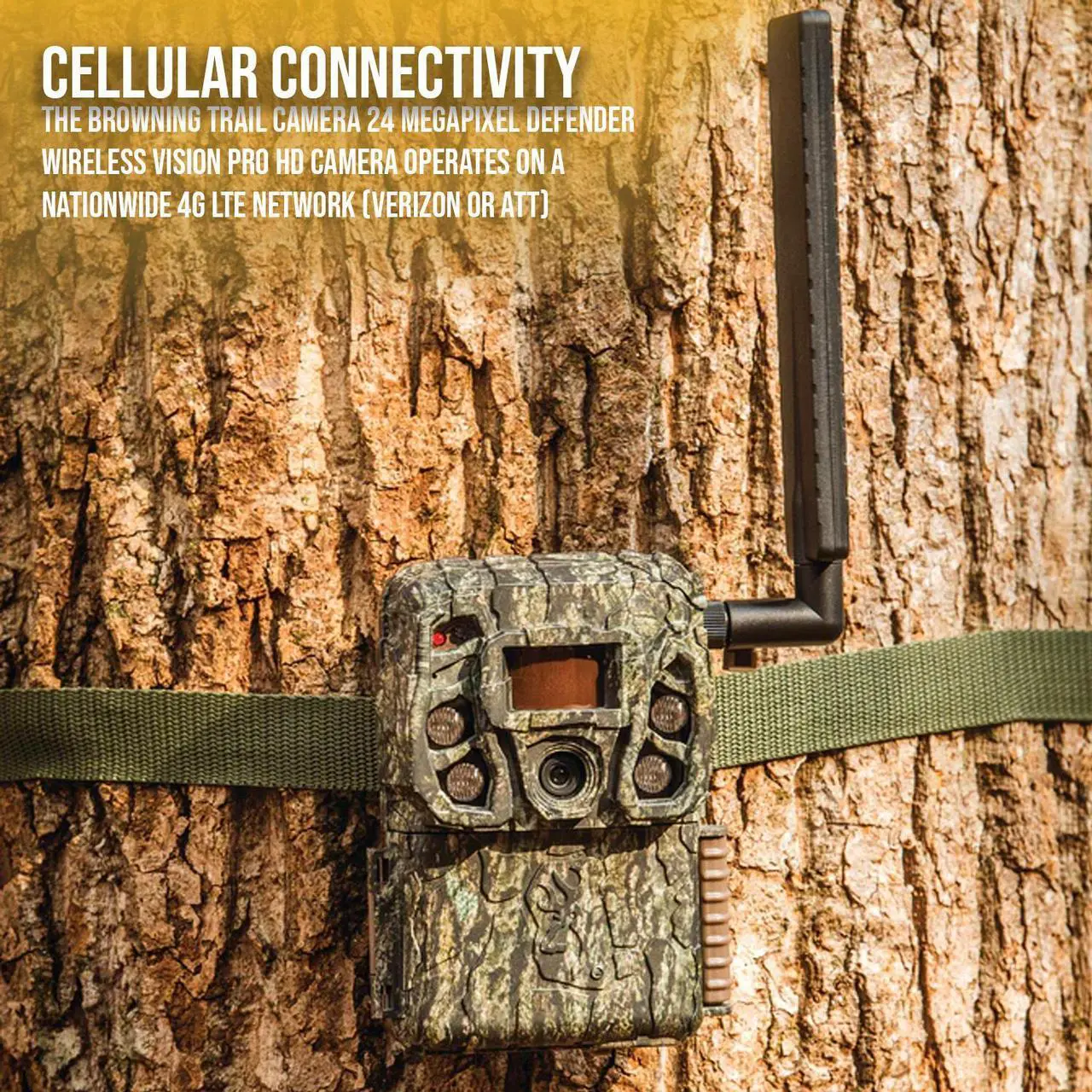 Alt view image 4 of 7 - Browning Trail Camera-Defender Wireless Vision Pro HD w/ 32 GB Memory Cards and Card Reader