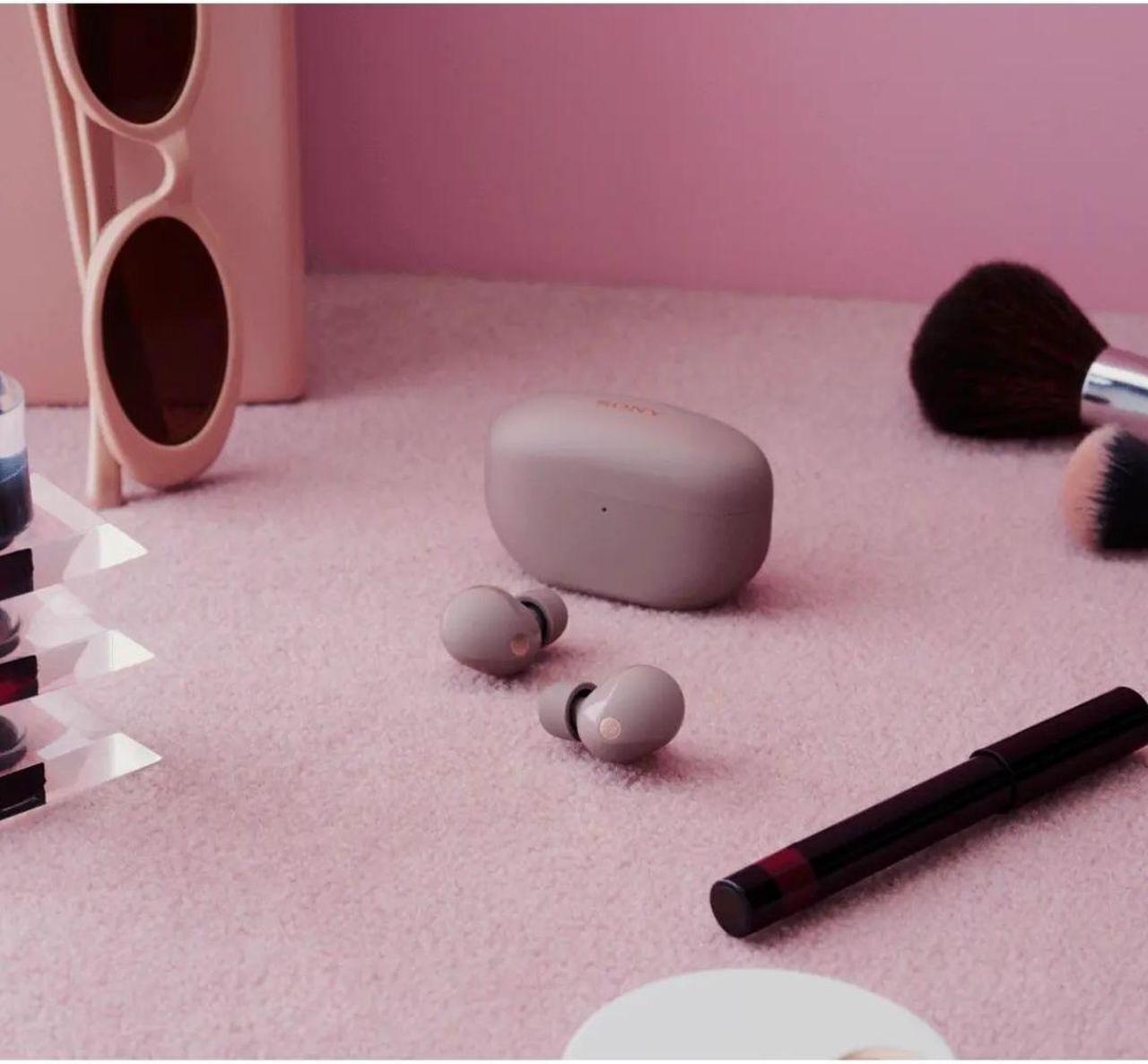Alt view image 7 of 10 - Sony WF1000XM5P True Wireless Noise Cancelling Earbuds - Smoky Pink