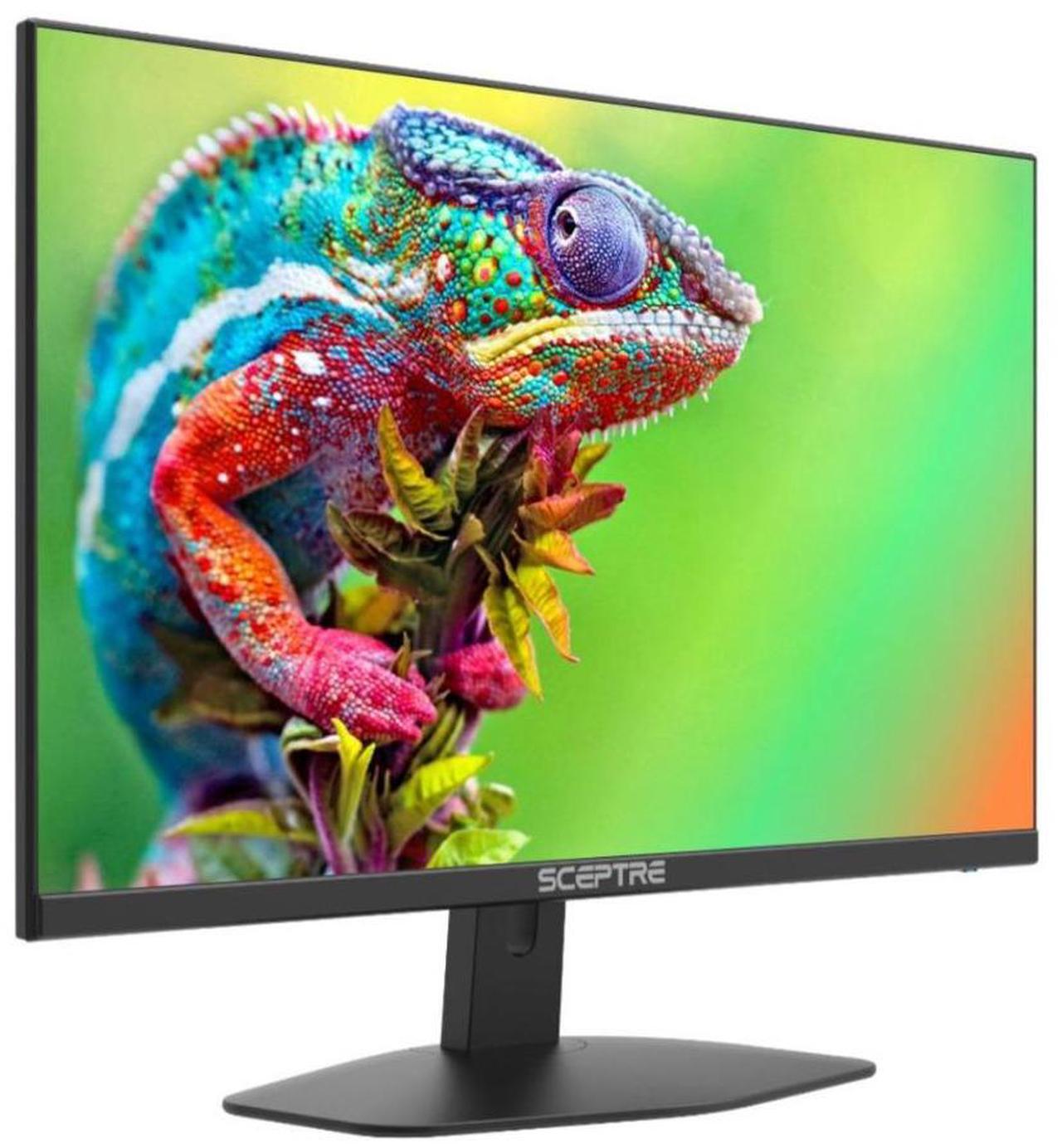 Alt view image 7 of 11 - Sceptre New 24-inch Gaming Monitor 100Hz 1ms DisplayPort HDMI x2 100% sRGB AMD FreeSync Build-in Speakers, Eye Care Frameless Machine Black 2024 (E248W-FW100T)