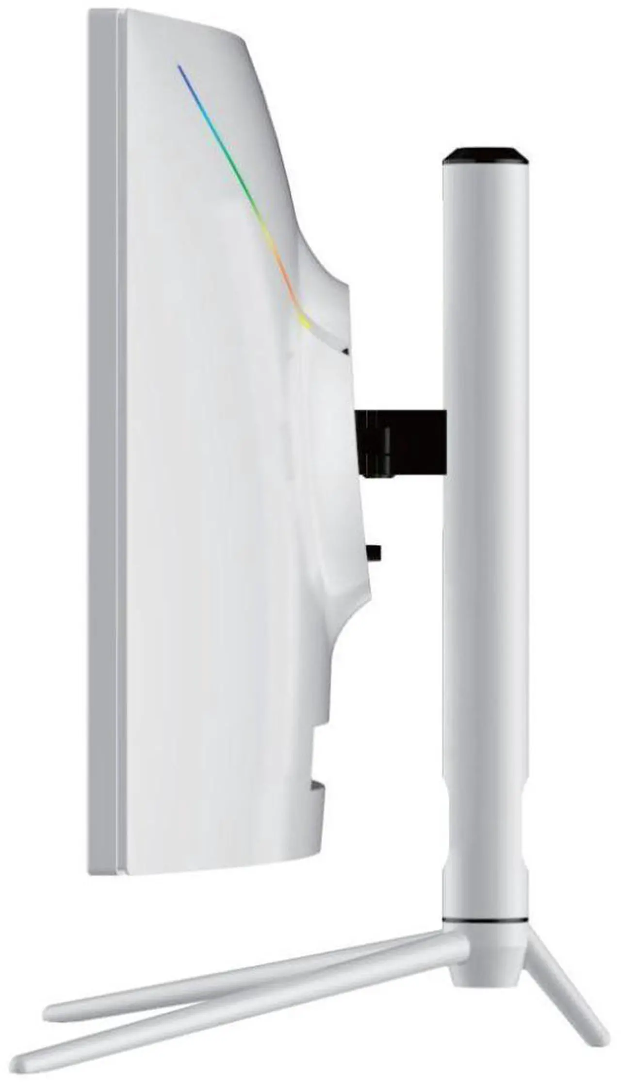 Alt view image 7 of 12 - Sceptre Curved 32-inch QHD Gaming Monitor 2560 x 1440 up to 165Hz 144Hz 1ms HDR1000 99% sRGB, Light Sensor Height Adjustable DP HDMI USB Type C 3.1 Build-in Speakers Nebula White (C325B-QWN168W)