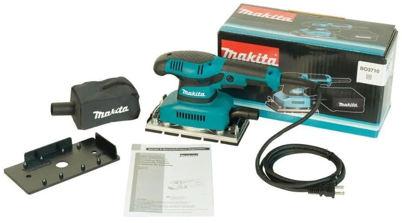 Alt view image 14 of 19 - Makita BO3710 1/3 Sheet Finishing Sander