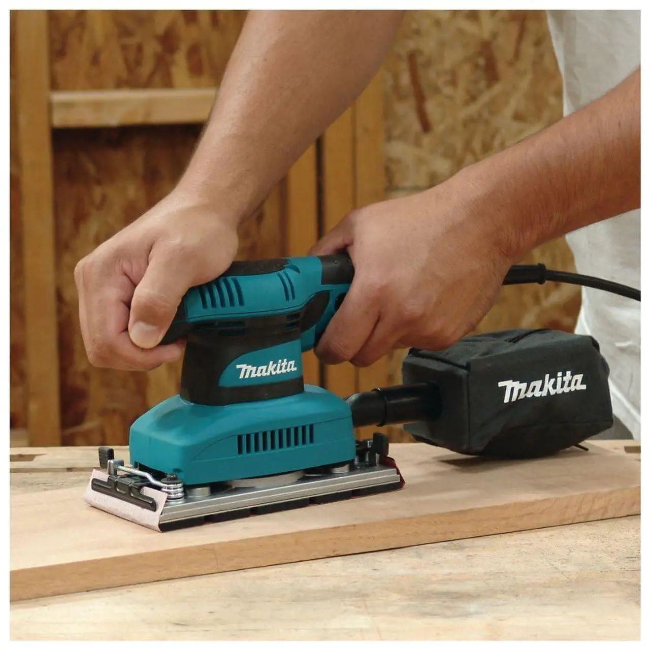 Alt view image 17 of 19 - Makita BO3710 1/3 Sheet Finishing Sander