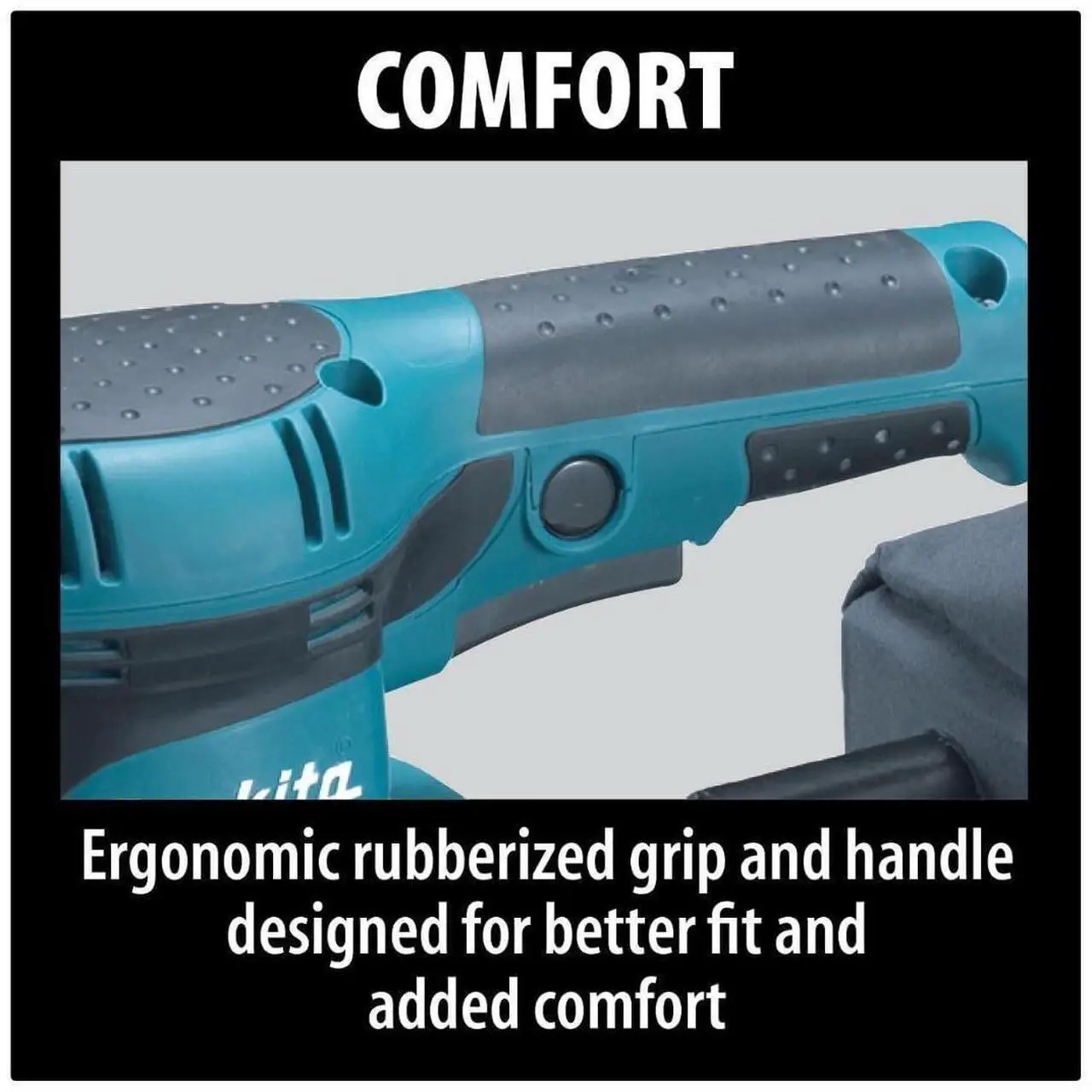 Alt view image 18 of 19 - Makita BO3710 1/3 Sheet Finishing Sander