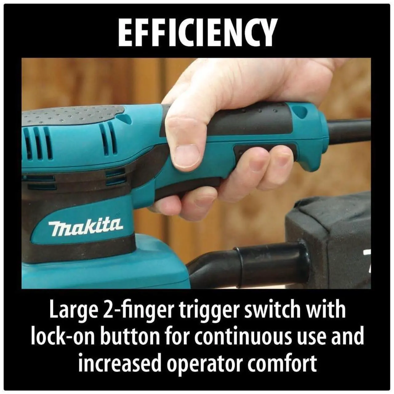 Alt view image 19 of 19 - Makita BO3710 1/3 Sheet Finishing Sander