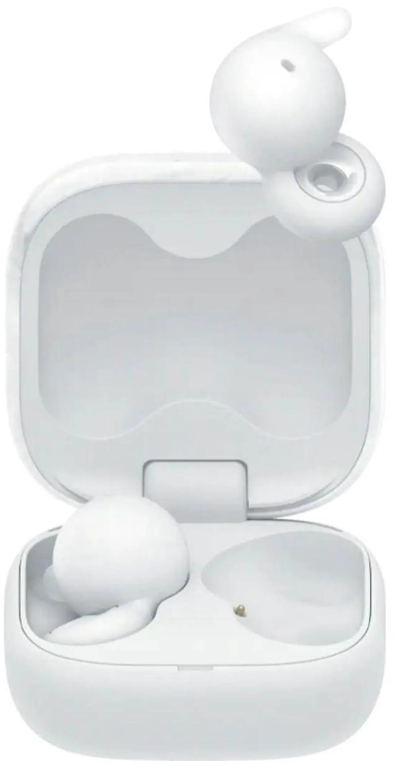 Alt view image 17 of 20 - Sony WFL910W LinkBuds Open True Wireless Earbuds - White