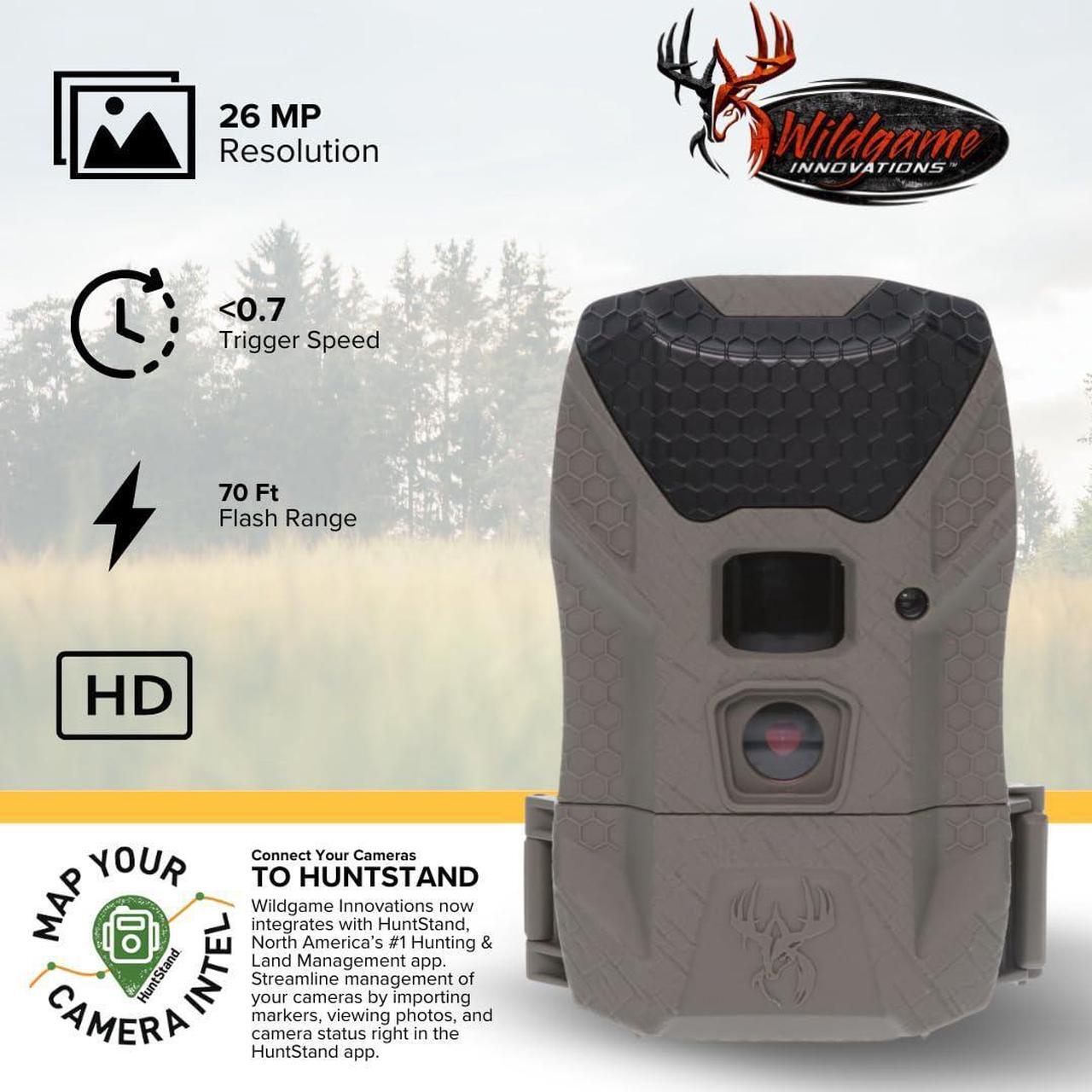 Alt view image 2 of 6 - Wildgame Innovations Wraith 2.0 Lightsout Trail Camera with 40 Infrared LEDs Bundle with 32GB Ultra SDHC UHS-I Memory Card and 4-In-1 USB Card Reader (3 Items)