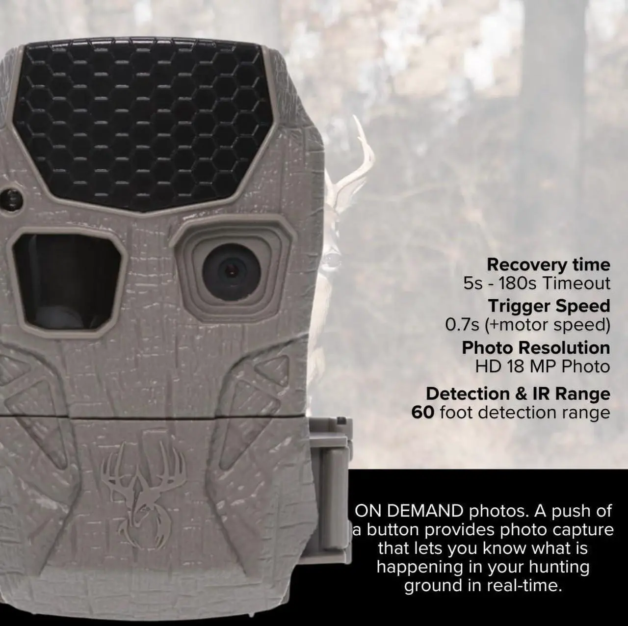 Alt view image 4 of 6 - Wildgame Innovations Kicker 2.0 Lightsout Trail Camera with 18MP Resolution and 720p Video Capture (4-Pack) Bundle with All-in-One Card Reader and 32GB Memory Card (4-Pack) (9 Items)