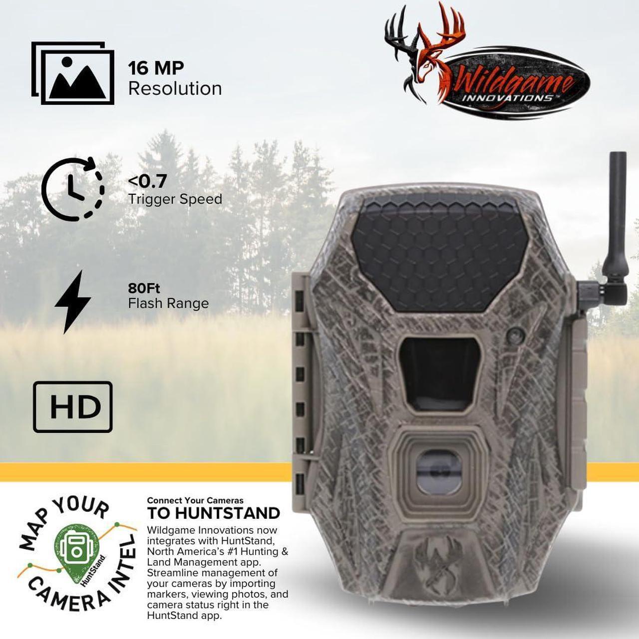 Alt view image 2 of 7 - Wildgame Innovations Terra Cell 16MP Cellular Trail Camera (6-Pack) Bundle with 32GB Ultra SDHC UHS-I Memory Card (6-Pack) and USB Card Reader (13 Items)