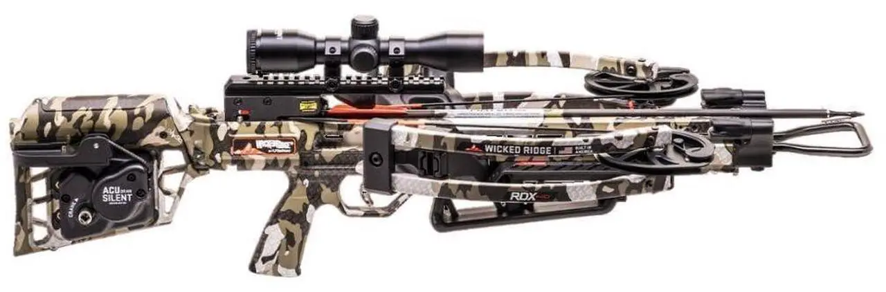 Main image of TenPoint Wicked Ridge RDX 410 Reverse-Draw Crossbow with ACUdraw Silent Cocking Device and Pro-View 400 Scope