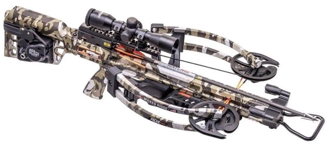 Alt view image 6 of 7 - TenPoint Wicked Ridge RDX 410 Reverse-Draw Crossbow with ACUdraw Silent Cocking Device and Pro-View 400 Scope