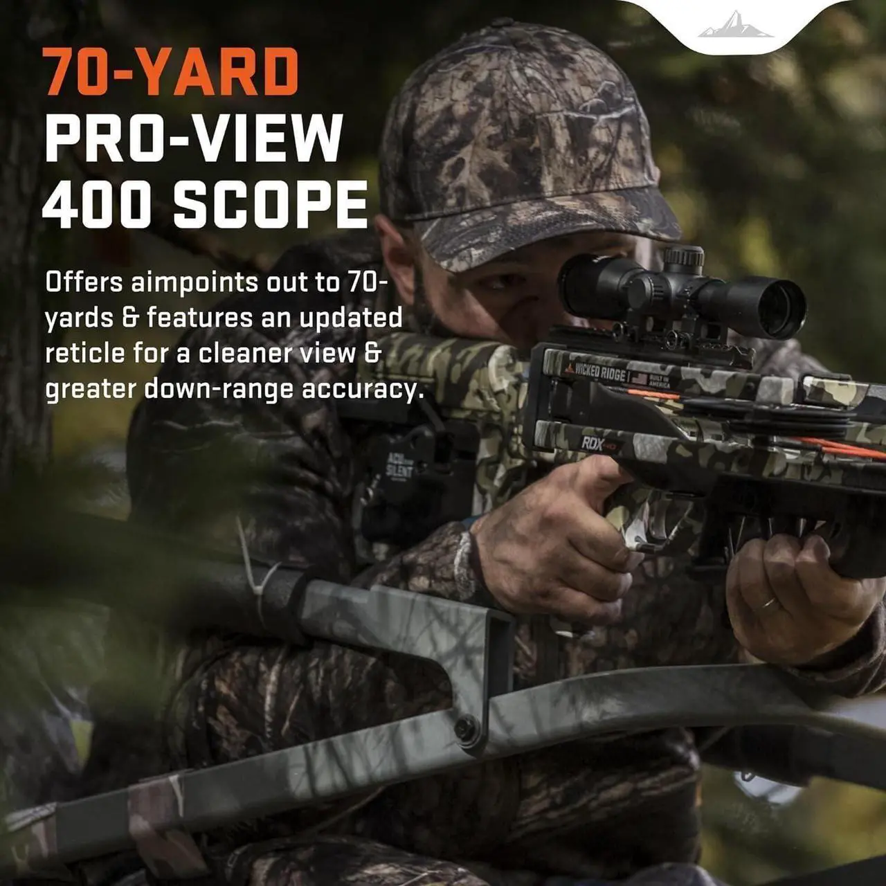 Alt view image 4 of 7 - TenPoint Wicked Ridge RDX 410 Reverse-Draw Crossbow with ACUdraw Silent Cocking Device and Pro-View 400 Scope