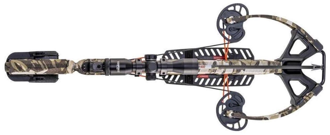 Alt view image 4 of 7 - TenPoint Invader M1 Wicked Ridge Compact Profile Crossbow with Built-In ACUdraw Cocking Device and Pro-View 400 Scope (Peak XT)